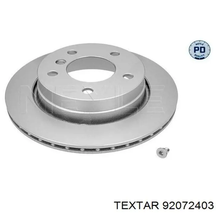 Купить 92072403 Textar Диск тормозной задний