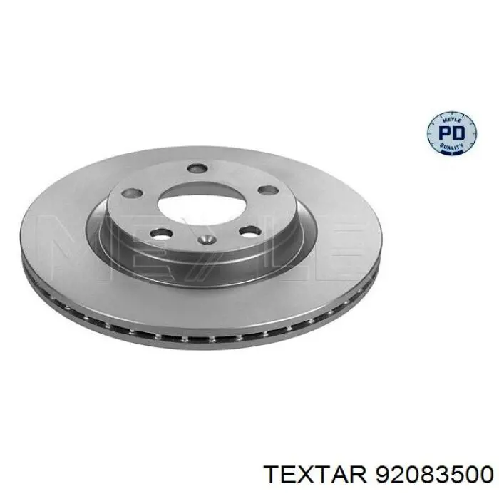 92083500 Textar диск тормозной передний