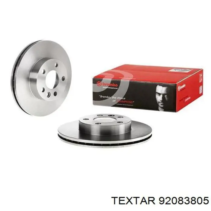 Передний тормозной диск Textar 92083805