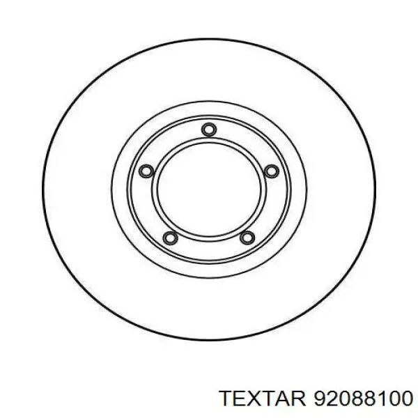 Купить 92088100 Textar Ротор тормозной