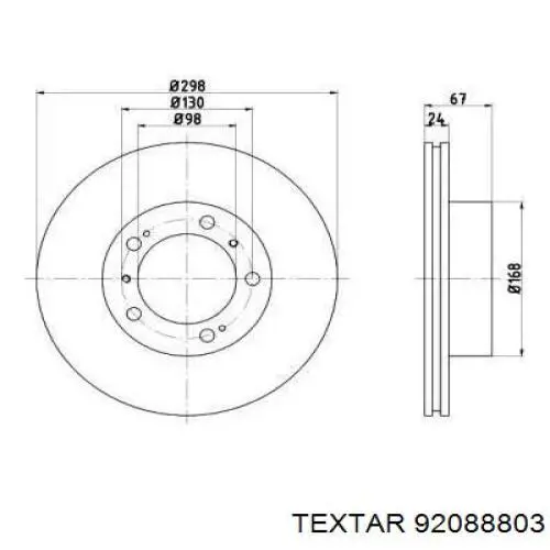 Тормоз дисковый передний Blue Print ADV184378 цена, от 56.02 USD