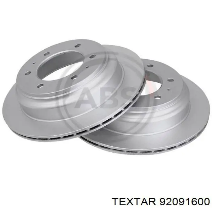 Купить 92091600 Textar Диск тормозной задний