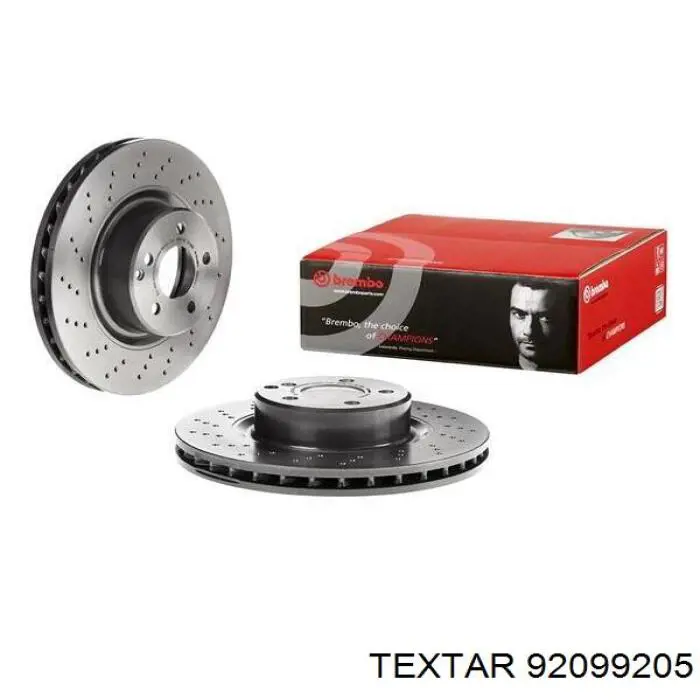 Передний тормозной диск Textar 92099205