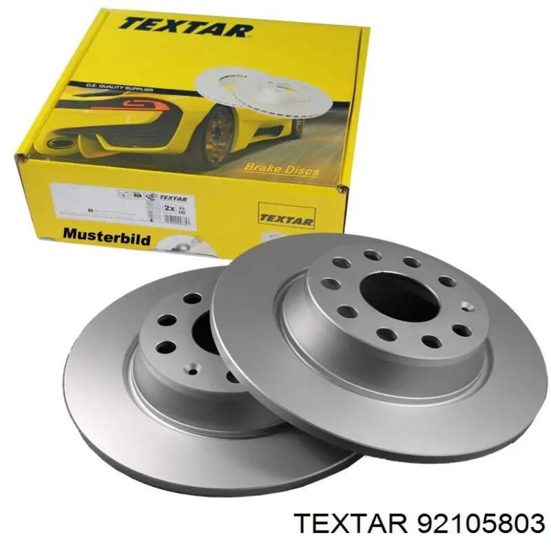 Купить 92105803 Textar Диск тормозной задний