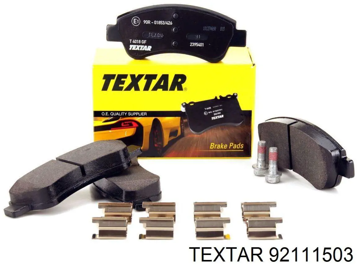 92111503 Textar Диск тормозной передний