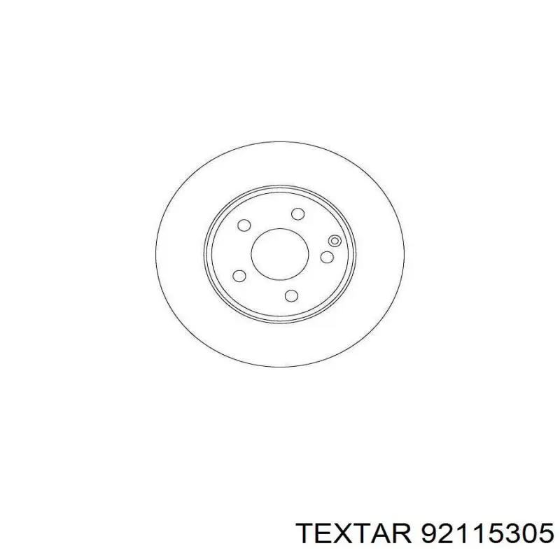 Купить 92115305 Textar Ротор тормозной
