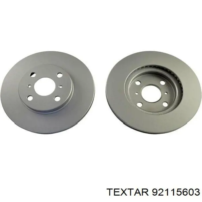 Передние тормозные диски 92115603 Textar