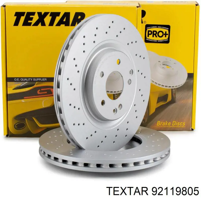 Тормоз дисковый передний Textar 92119805 цена, от 72.54 USD