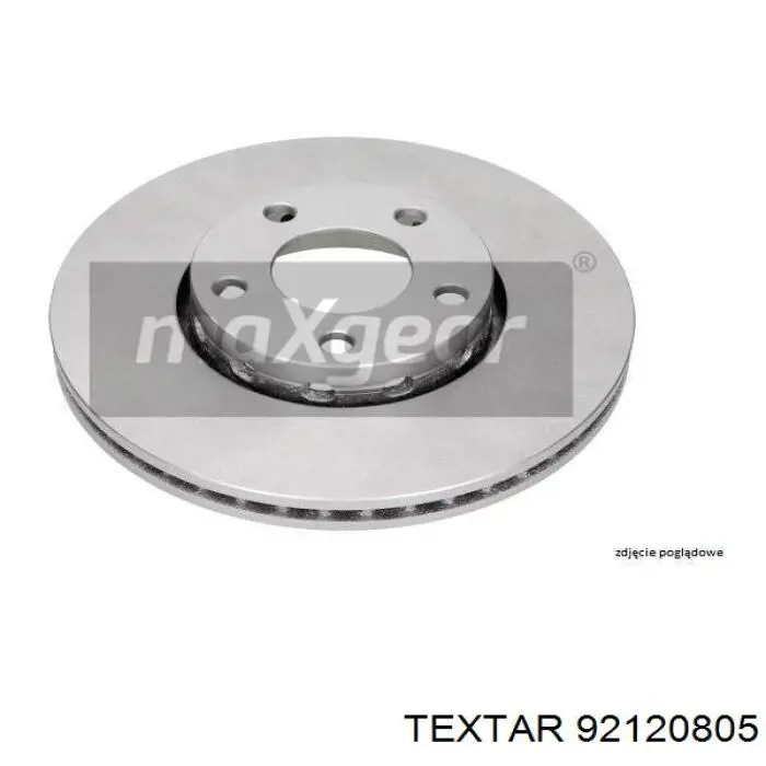 Передний тормозной диск Textar 92120805