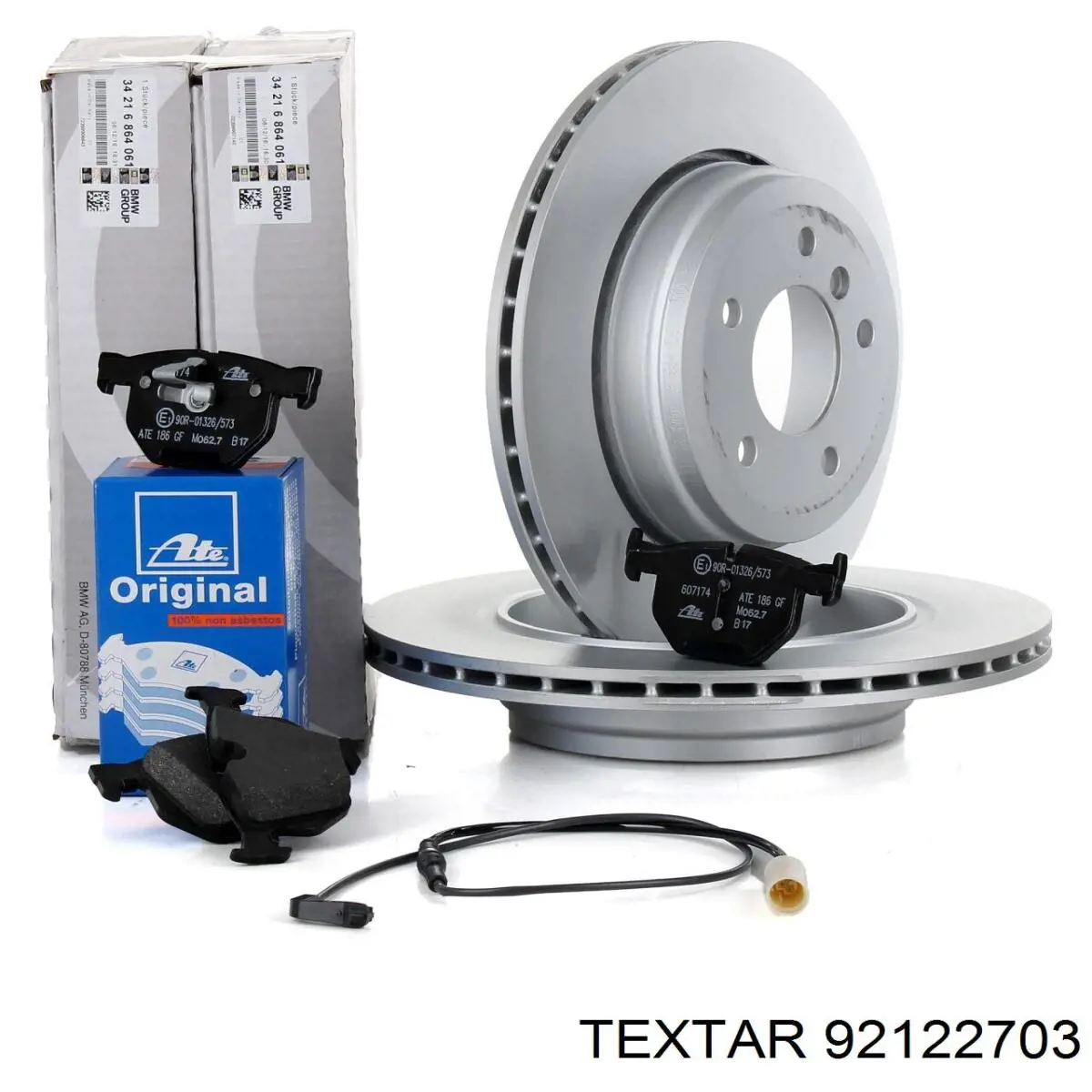 Купить 92122703 Textar Диск тормозной задний