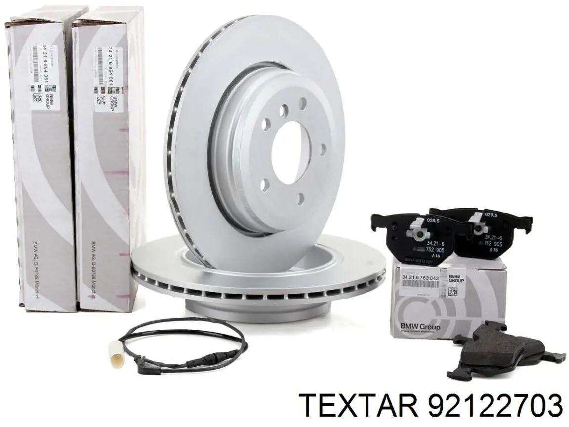 Тормозные диски 92122703 Textar