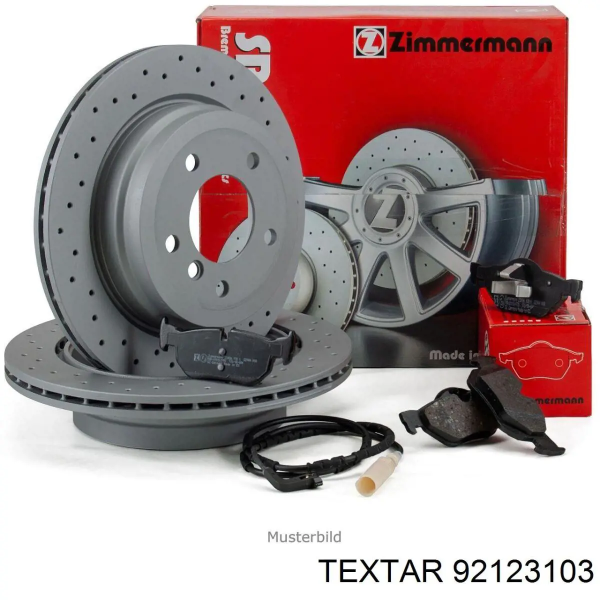 Купить 92123103 Textar Диск тормозной задний