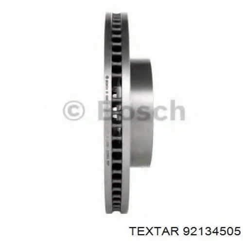 92134505 Textar Диск тормозной передний