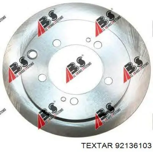 Тормозные диски 92136103 Textar