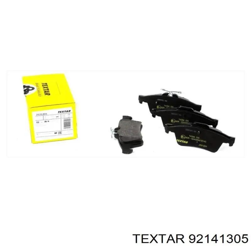 92141305 Textar Диск тормозной передний
