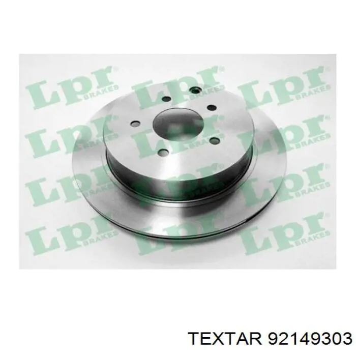 Задний тормозной диск Textar 92149303 цена, от 69.89 USD
