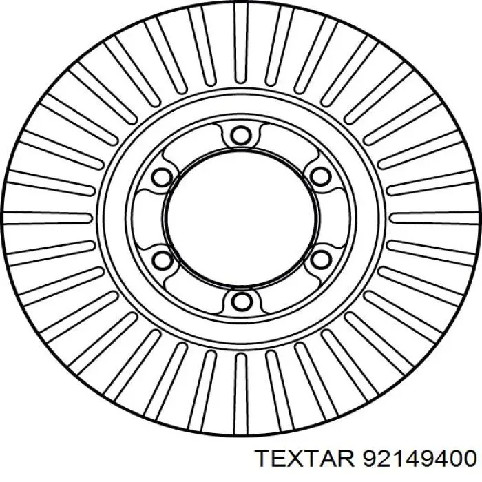 Купить 92149400 Textar Ротор тормозной