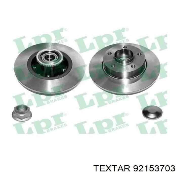 Тормозные диски 92153703 Textar
