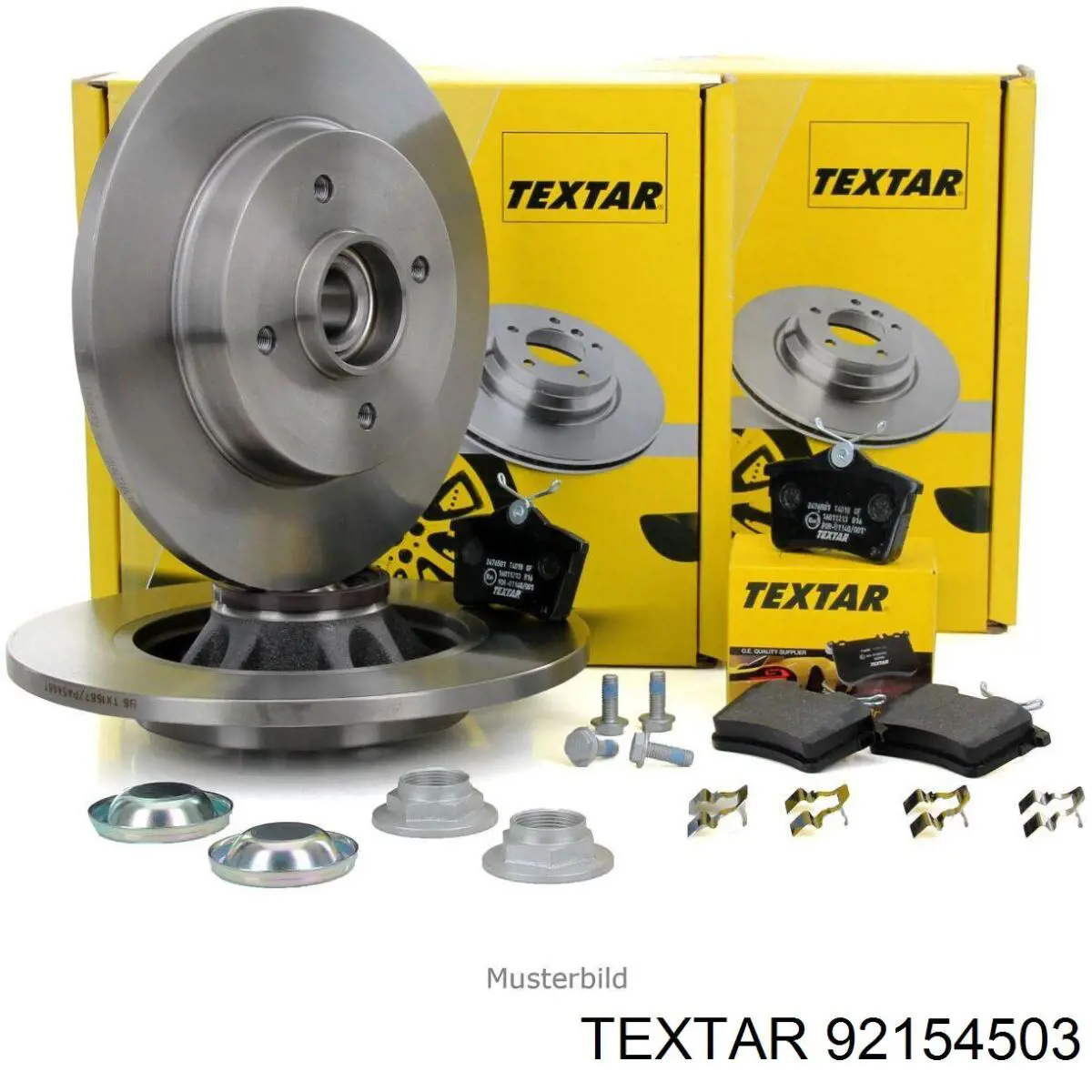 Задний дисковый тормоз Textar 92154503