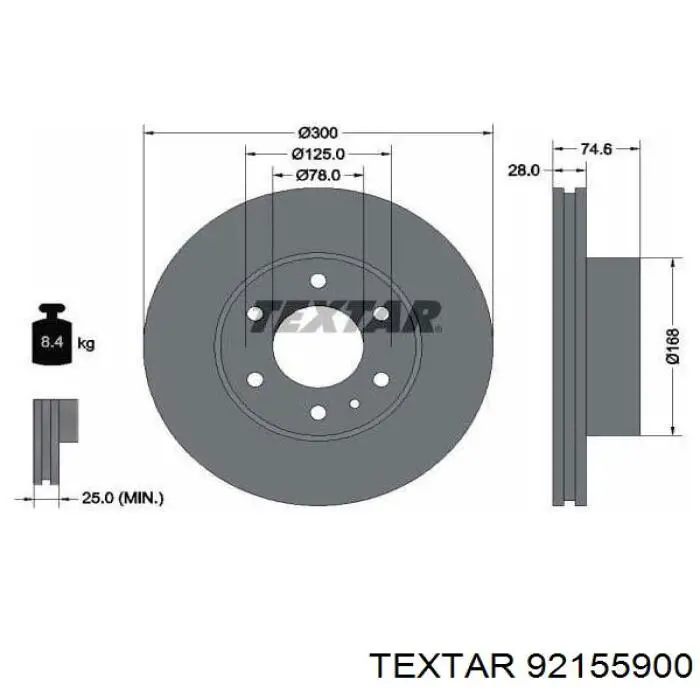 92155900 Textar