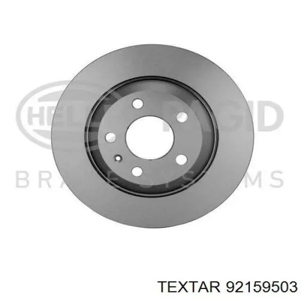 Задний тормозной диск Textar 92159503 цена, от 63.57 USD