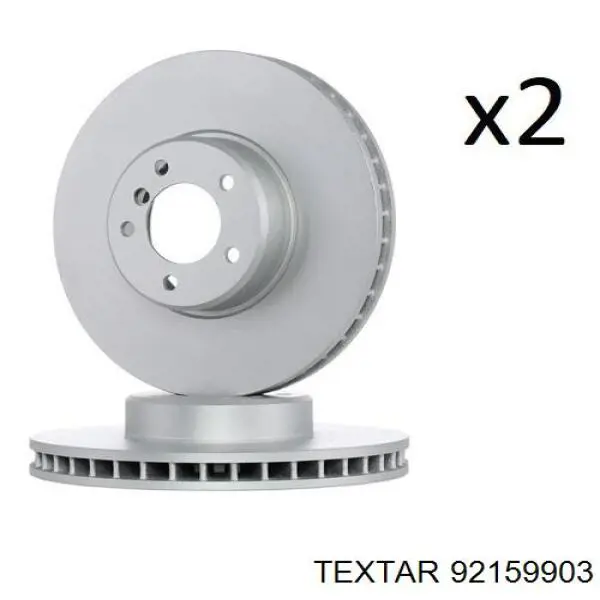 92159903 Textar Диск тормозной передний