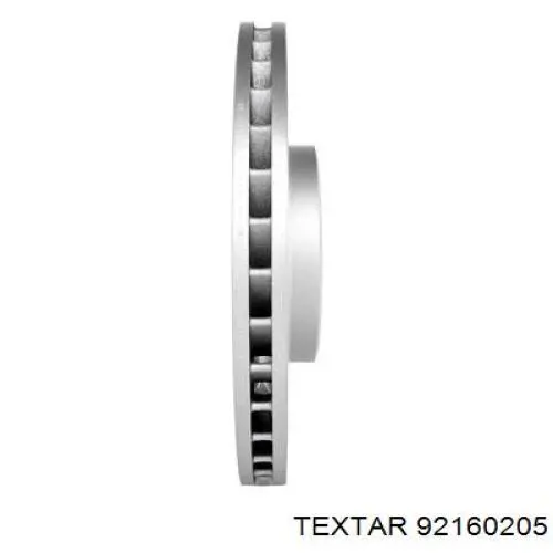 92160205 Textar Диск тормозной передний