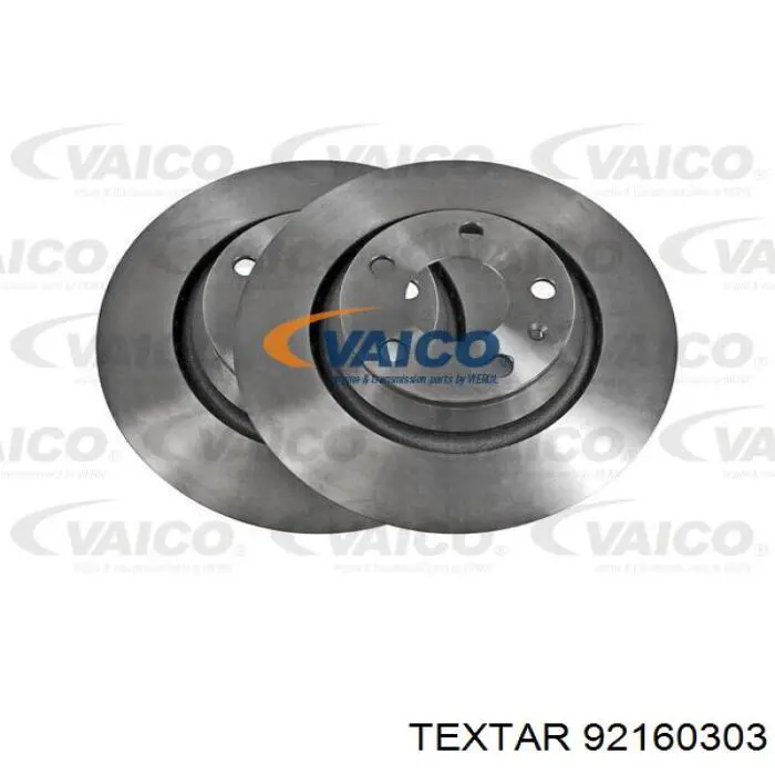 Купить 92160303 Textar Диск тормозной задний