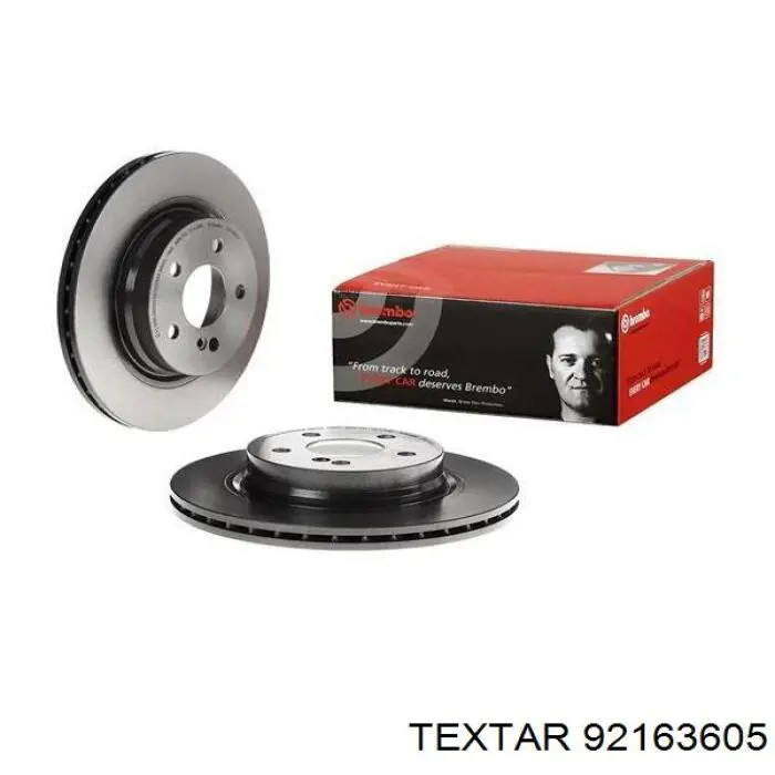 Задний дисковый тормоз Textar 92163605