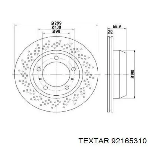 Тормозные диски BG4302C Delphi