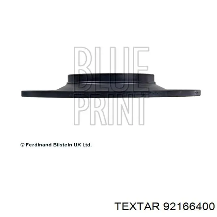 Задний тормозной диск Textar 92166400 цена, от 58.69 USD