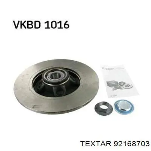 Купить 92168703 Textar Диск тормозной задний