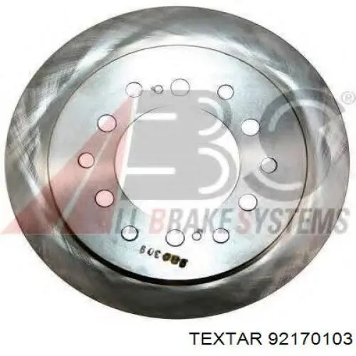Задний тормозной диск Textar 92170103 цена, от 59.90 USD