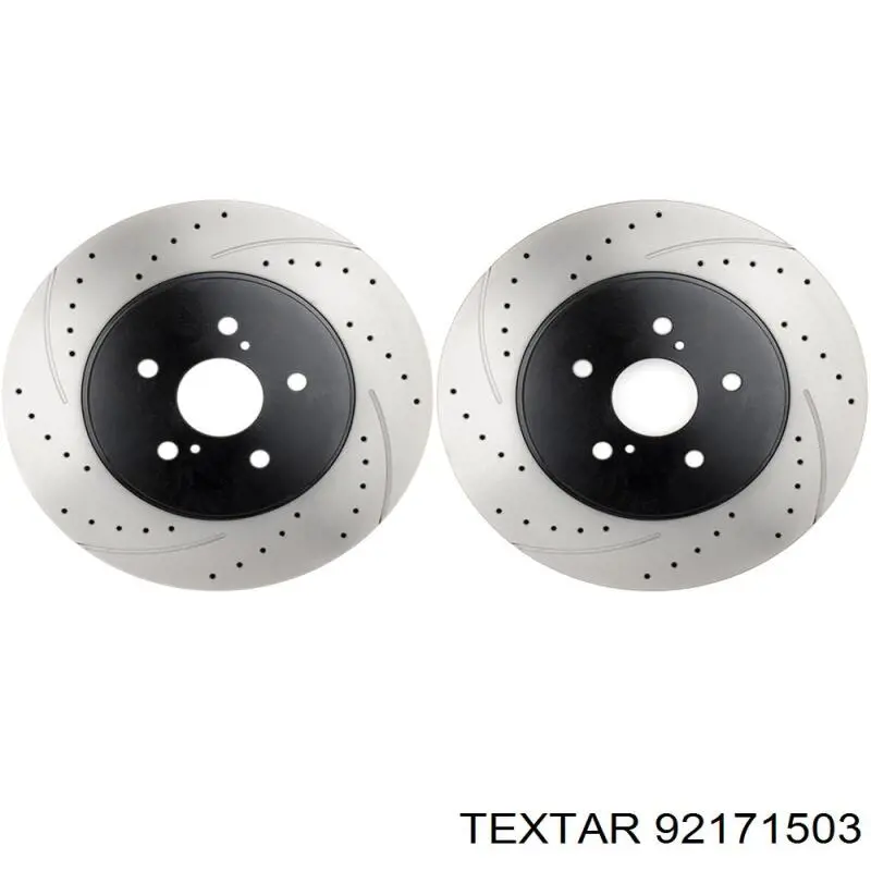 Передние тормозные диски 92171503 Textar
