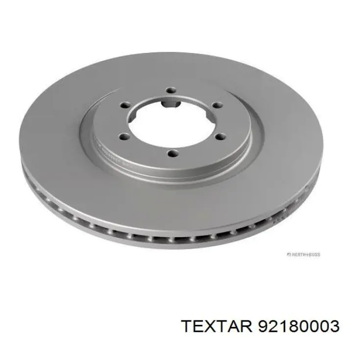 Передние тормозные диски 92180003 Textar