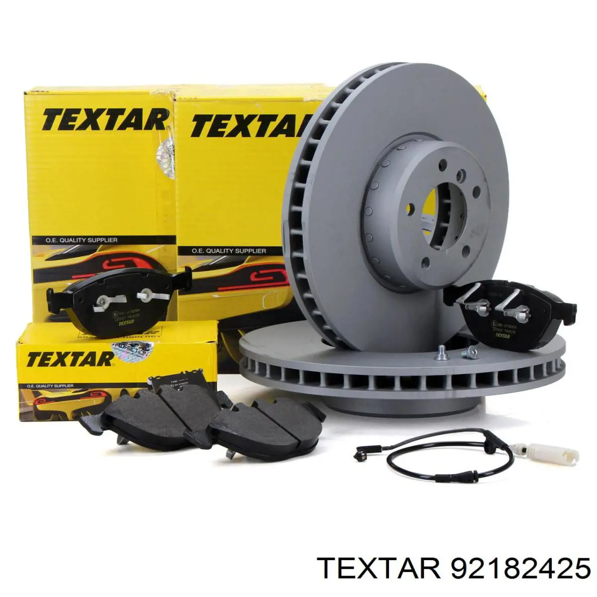 92182425 Textar Диск тормозной передний