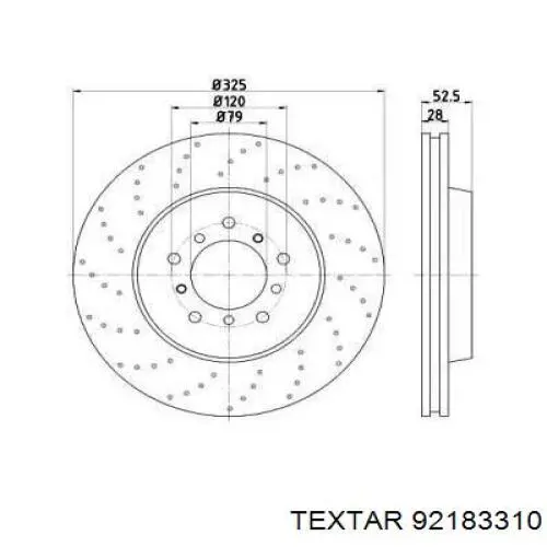 Задний тормозной диск Rotinger RT4597GLT5 цена, от 102.61 USD