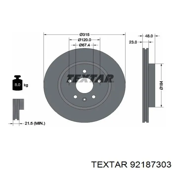 92187303 Textar