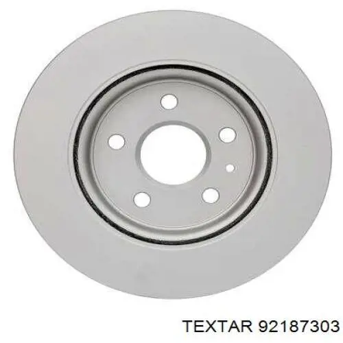 Купить 92187303 Textar Диск тормозной задний