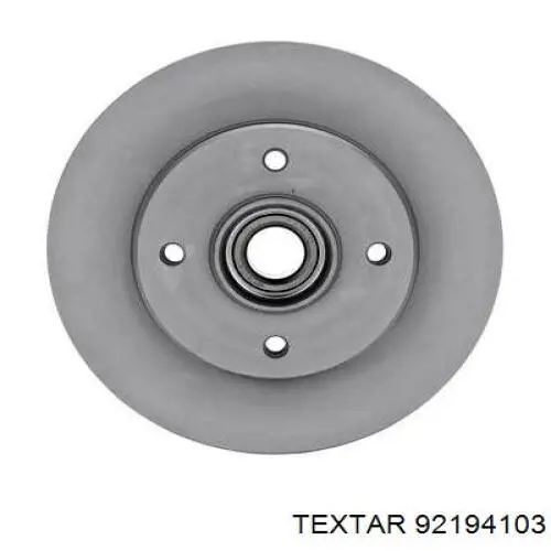Задний тормозной диск Textar 92194103 цена, от 105.18 USD
