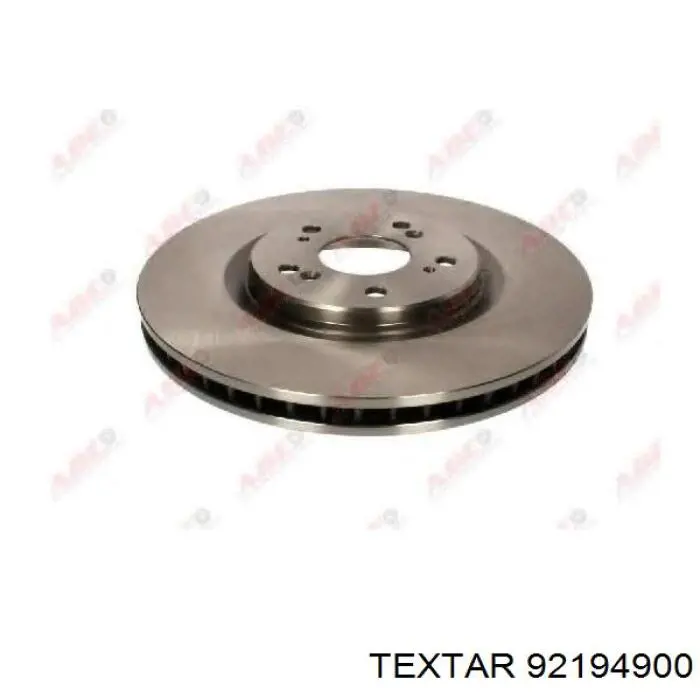92194900 Textar Диск тормозной передний