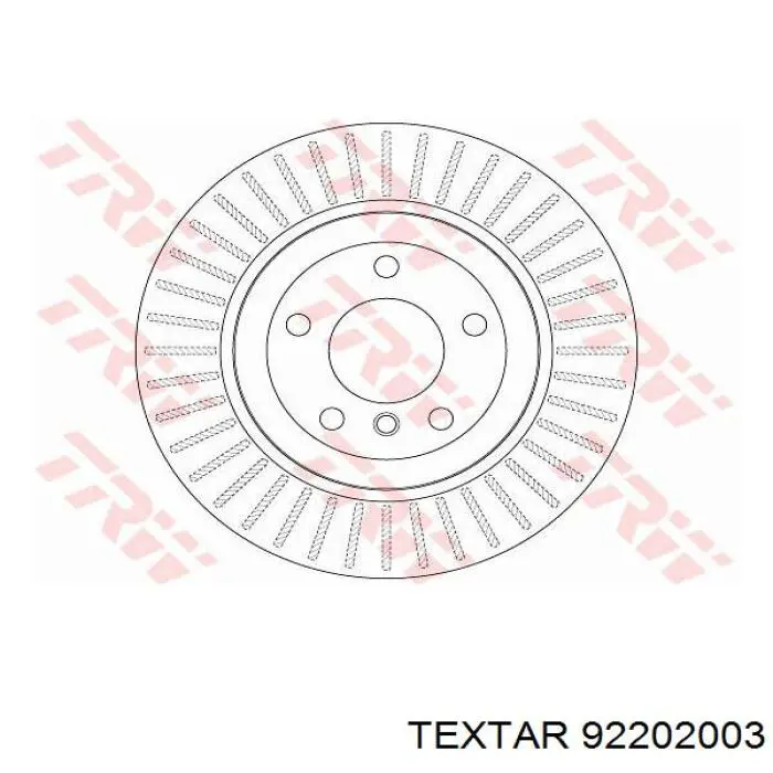 Задний тормозной диск Textar 92202003 цена, от 67.79 USD