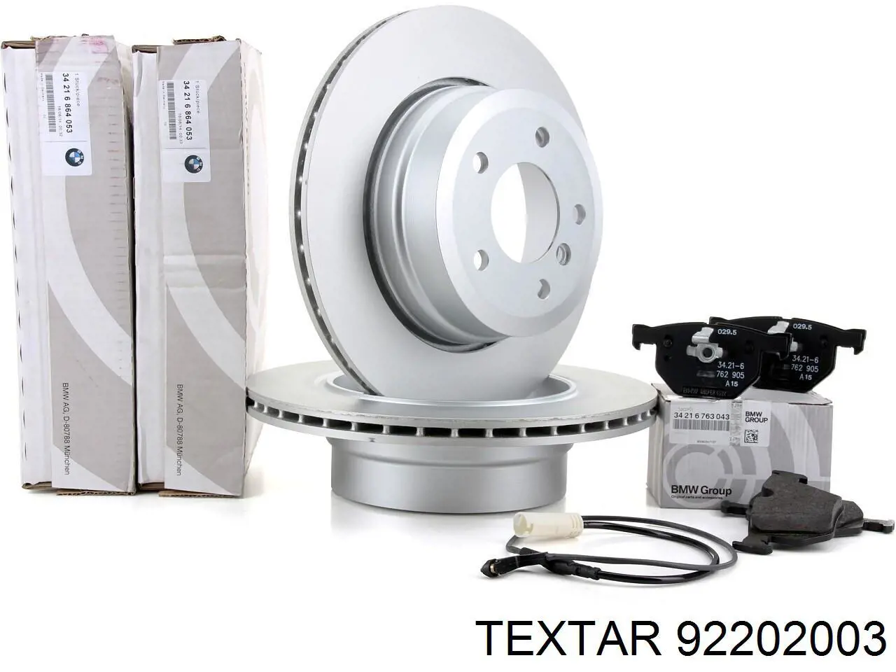 92202003 Textar Дисковый тормоз