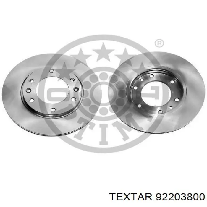 Передний тормозной диск Textar 92203800