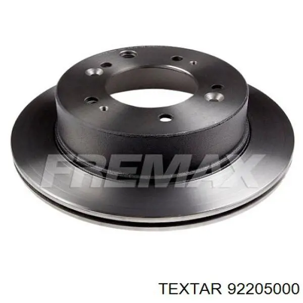 Купить 92205000 Textar Диск тормозной задний