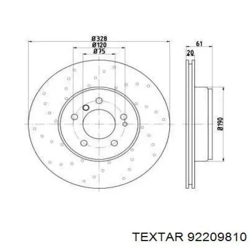 Купить 194925 Maxgear Диск тормозной задний