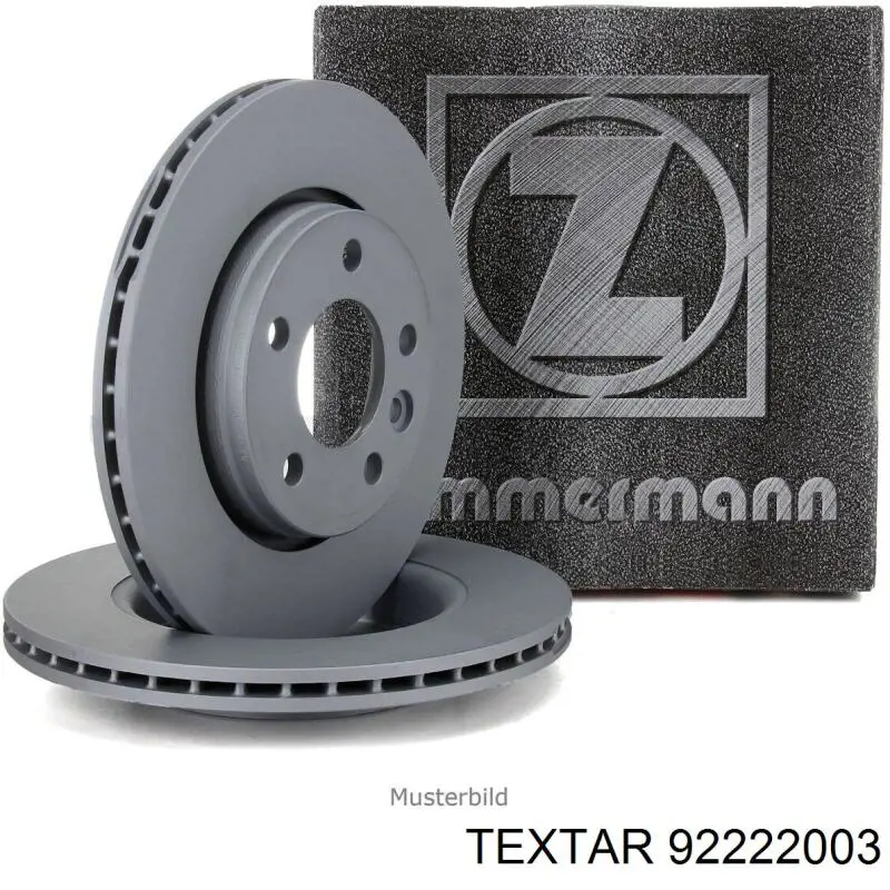 Передние тормозные диски 92222003 Textar