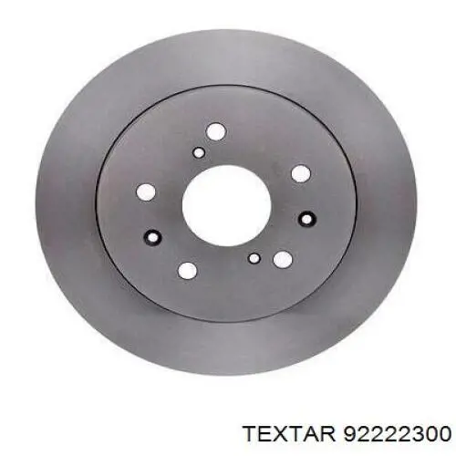 Тормозные диски 92222300 Textar
