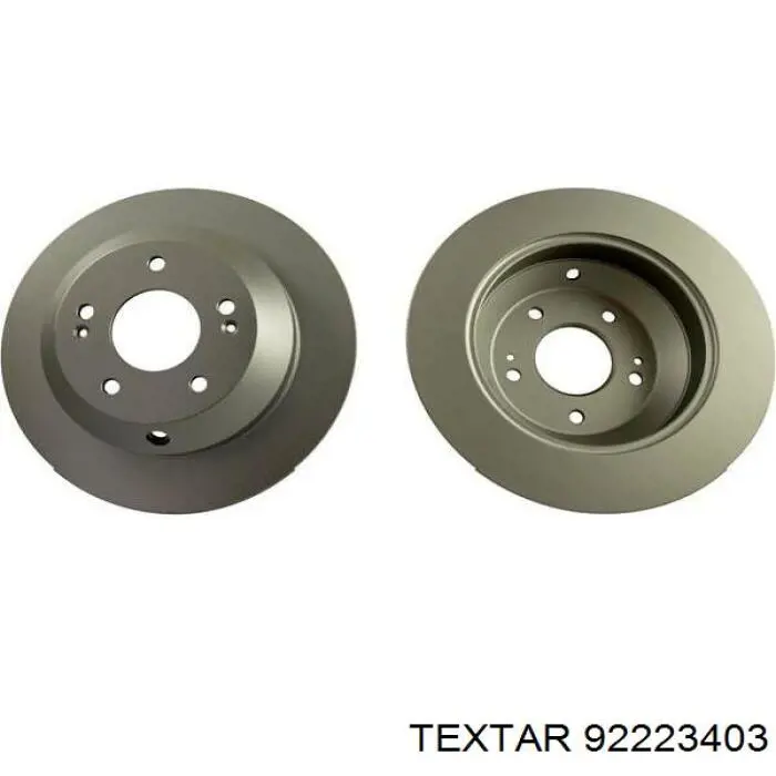 Тормозные диски 92223403 Textar
