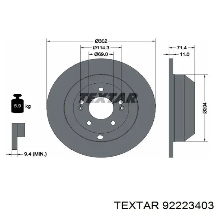 92223403 Textar